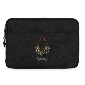 Borne d’incendie rétro - Sacoche pour ordinateur portable 13 pouces - noir - Devant