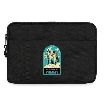 Bearded vulture Pyrenees National Park: majestic fauna - Laptop bag 13" - black - Front