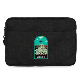 Cross of the Summit of the Pieu, Vercors: Sacred Nature - Laptop bag 13" - black - Front