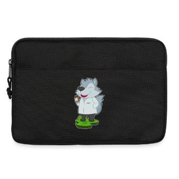 Wolf Doctor Medicine - Laptop bag 13" - black - Front