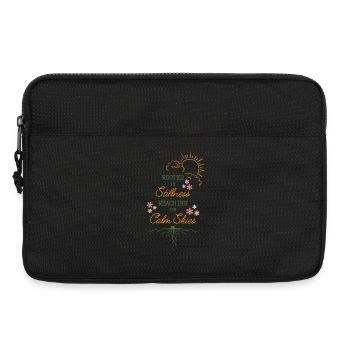 Rooted in Stillness Calm Skies - Laptop bag 13" - black - Front