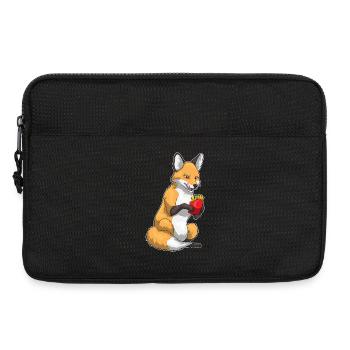 Fuchs Pommes frites - Laptoptasche 13" - Schwarz - Vorne