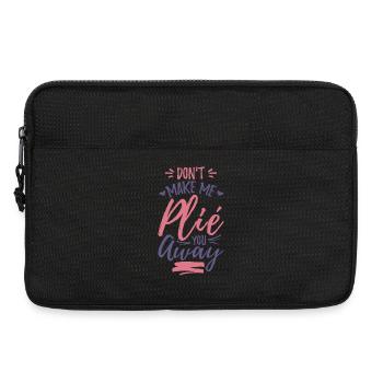 Blague de ballet drôle - Sacoche pour ordinateur portable 13 pouces - noir - Devant