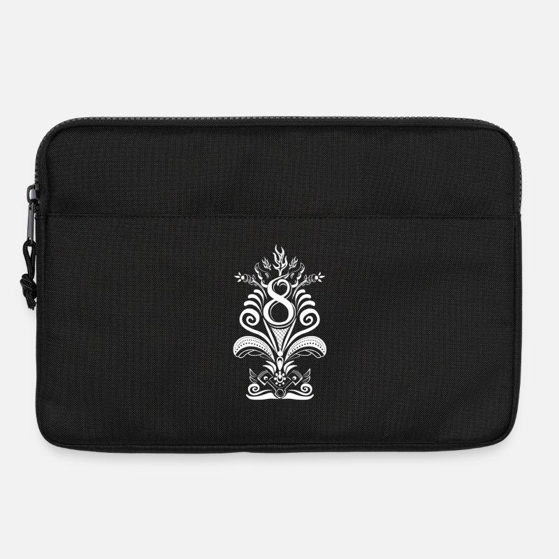 Kurbits V8 No:2 - white - Laptop bag 13" - black