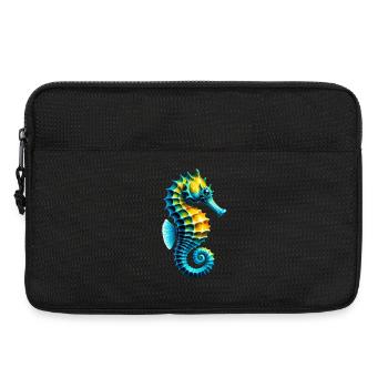 Seepferdchen - Laptoptasche 13" - Schwarz - Vorne