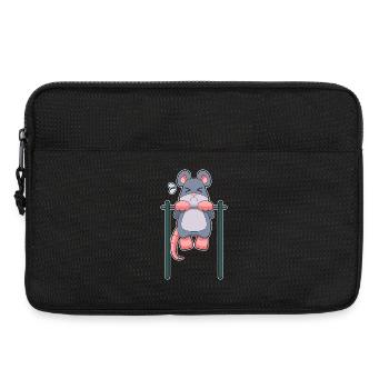 Mouse Bodybuilders Tractions Culturisme - Sacoche pour ordinateur portable 13 pouces - noir - Devant
