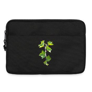 Efeu – Immergrüne Verbundenheit - Laptoptasche 13" - Schwarz - Vorne