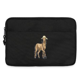 Horse Farmer Harke Farm - Laptop bag 13" - black - Front