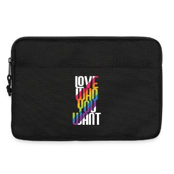 LGBT Pride Month - Liebe wen du willst - Laptoptasche 13" - Schwarz - Vorne