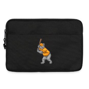 Koala Baseball Baseball Bat - Laptop bag 13" - black - Front