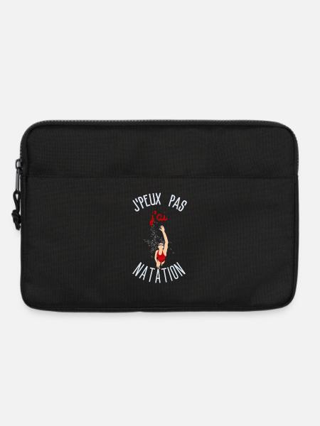 Ich kann nicht schwimmen - Laptoptasche 13" - Schwarz