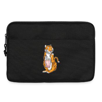 Maïs soufflé Tiger - Sacoche pour ordinateur portable 13 pouces - noir - Devant
