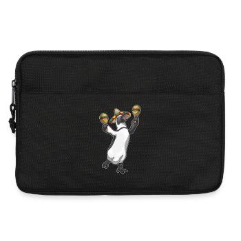 Pingouin Musicien Rattle Music - Sacoche pour ordinateur portable 13 pouces - noir - Devant