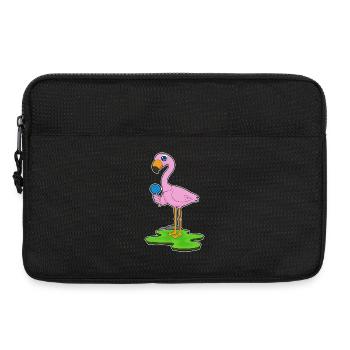Sucette de flamant rose - Sacoche pour ordinateur portable 13 pouces - noir - Devant