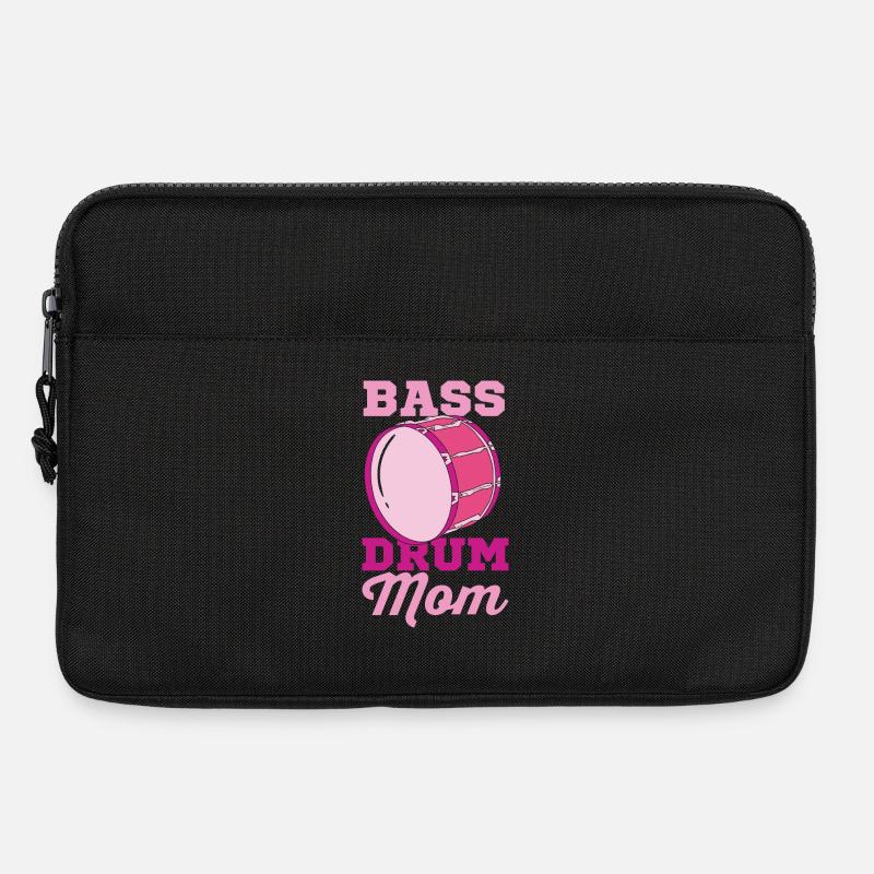 Große Trommel Mama - Laptoptasche 13" - Schwarz