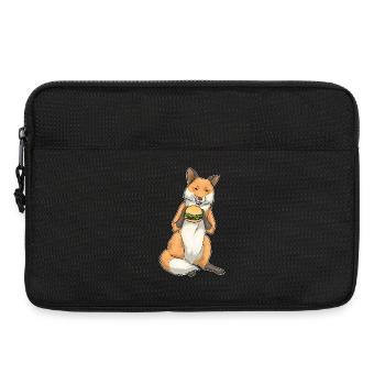 Fox Cheeseburger - Laptop bag 13" - black - Front