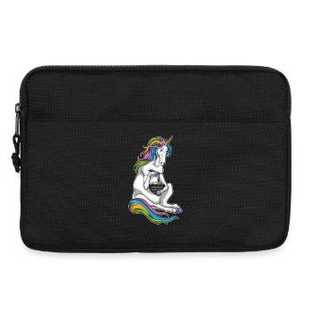 Einhorn Koch Ramen Kochen - Laptoptasche 13" - Schwarz - Vorne