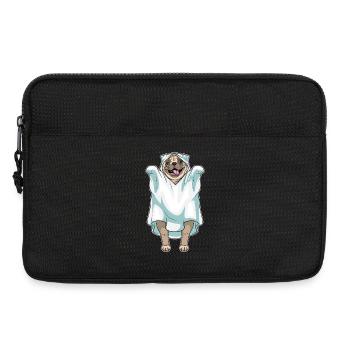 Mops Halloween Geist - Laptoptasche 13" - Schwarz - Vorne
