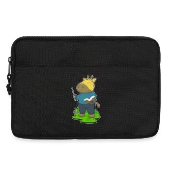 Giraffe Teacher Book School - Laptop bag 13" - black - Front