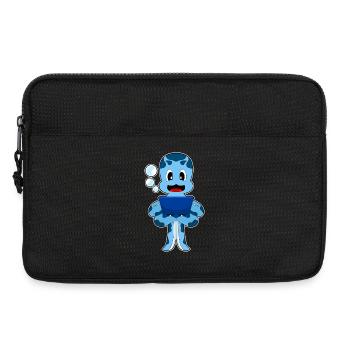 Krake Laptop - Laptoptasche 13" - Schwarz - Vorne