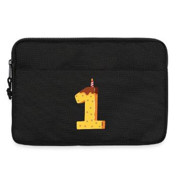 Premier anniversaire - Sacoche pour ordinateur portable 13 pouces - noir - Devant