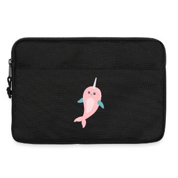 Narval licorne de mer - Sacoche pour ordinateur portable 13 pouces - noir - Devant