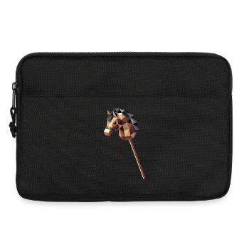 Polygon-style hobbyhorse - Laptop bag 13" - black - Front