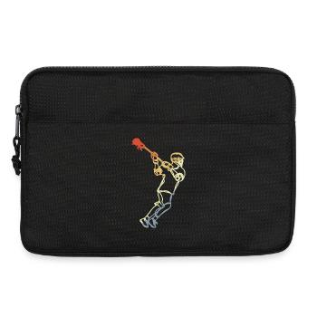 Lacrosse Player Retro - Laptop bag 13" - black - Front