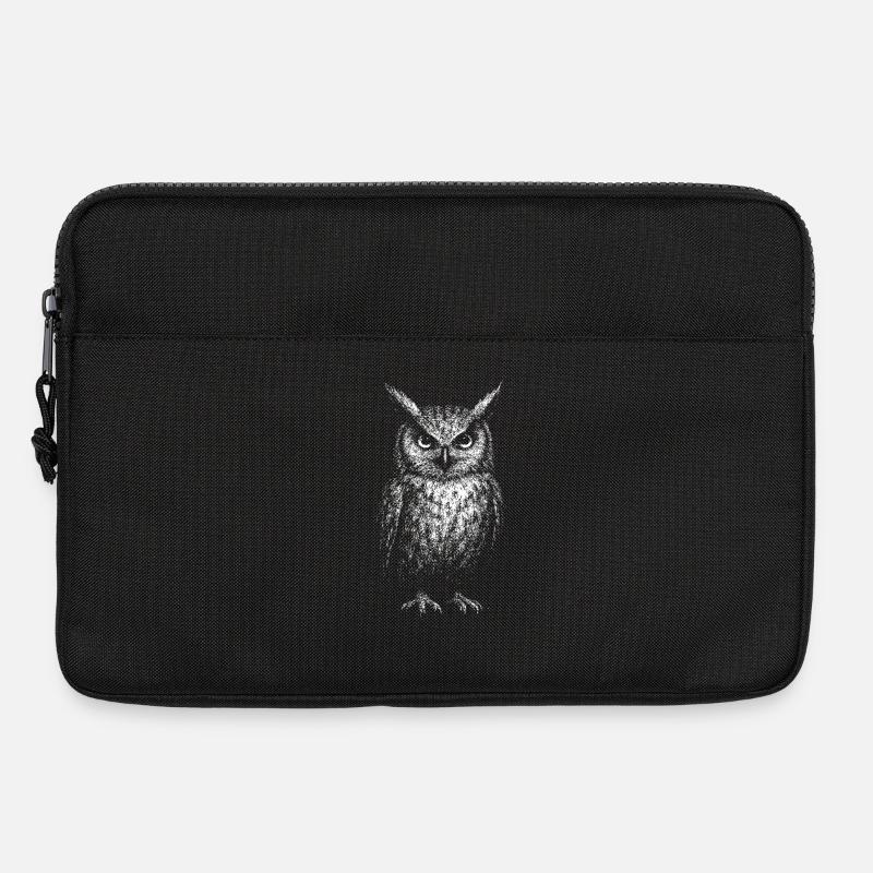 Ein Uhu - Laptoptasche 13" - Schwarz