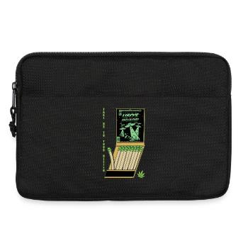UFO Invasion Vintage Poster Design - Laptop bag 13" - black - Front