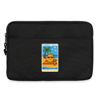 Sunny Pixels & Chill - Laptop bag 13" - black - Front