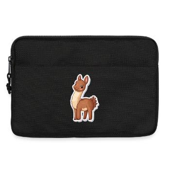 Llama Alpaca Llama Animal Gift - Laptop bag 13" - black - Front