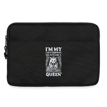 Design élégant de t-shirt Cat Queen - Sacoche pour ordinateur portable 13 pouces - noir - Devant
