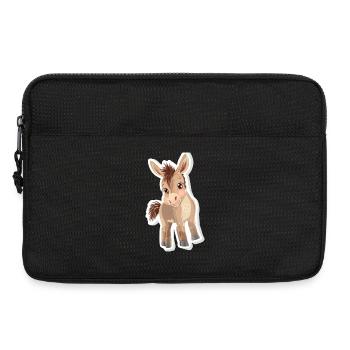 Esel - Laptoptasche 13" - Schwarz - Vorne