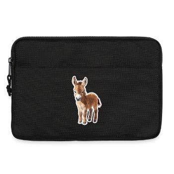 Esel - Laptoptasche 13" - Schwarz - Vorne