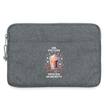 IRL Potion – Spiced Serenity | Chai Latte - Laptop bag 13" - heather grey - Front