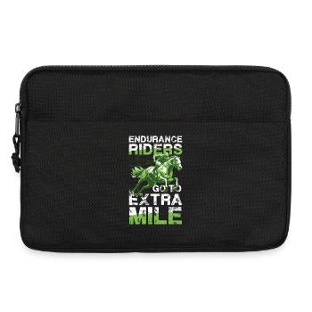 Endurance Riders Go To Extra Mile Endurance Riding - Laptop bag 13" - black - Front