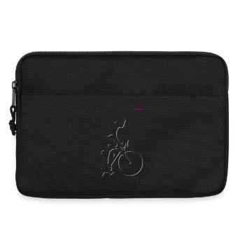 Radfahrer - Laptoptasche 13" - Schwarz - Vorne