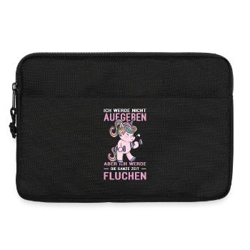 Lustige Fitness Sprüche Workout Outfits - Laptoptasche 13" - Schwarz - Vorne