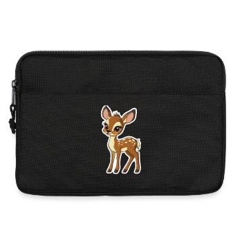 Reh - Laptoptasche 13" - Schwarz - Vorne