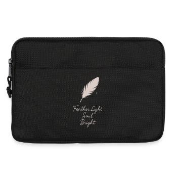 Feder Und Traum Boho Festival Spirituelles Muster - Laptoptasche 13" - Schwarz - Vorne