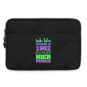 1982 - Laptoptasche 13" - Schwarz - Vorne