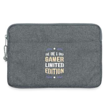Édition limitée Gamer - Sacoche pour ordinateur portable 13 pouces - gris chiné - Devant