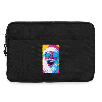 Santa Claus Portrait Christmas Art - Laptop bag 13" - black - Front