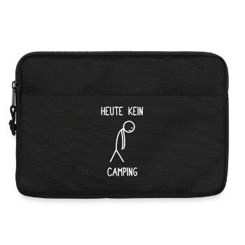 Camper Heute kein Camping - Laptoptasche 13" - Schwarz - Vorne