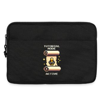 Tutorialmodus aktiv | Eltern im Lernlevel - Laptoptasche 13" - Schwarz - Vorne
