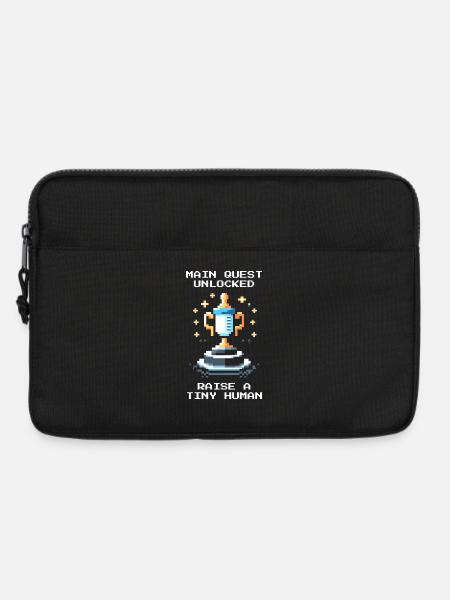 Hauptquest freigeschaltet | Kind großziehen - Laptoptasche 13" - Schwarz