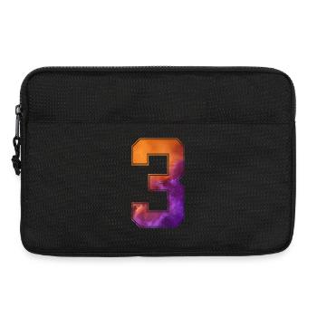 NON. 3 NUMÉRO 3 COLLÈGE 3E ANNIVERSAIRE - Sacoche pour ordinateur portable 13 pouces - noir - Devant