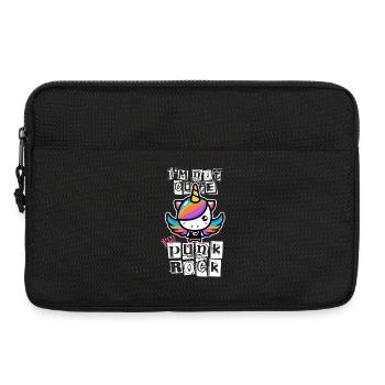 Punk Rock Unicorn - Laptop bag 13" - black - Front
