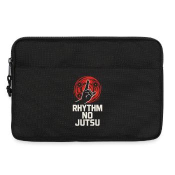 Anime Dance Streetwear Manga Hip Hop Otaku Crew - Laptop bag 13" - black - Front